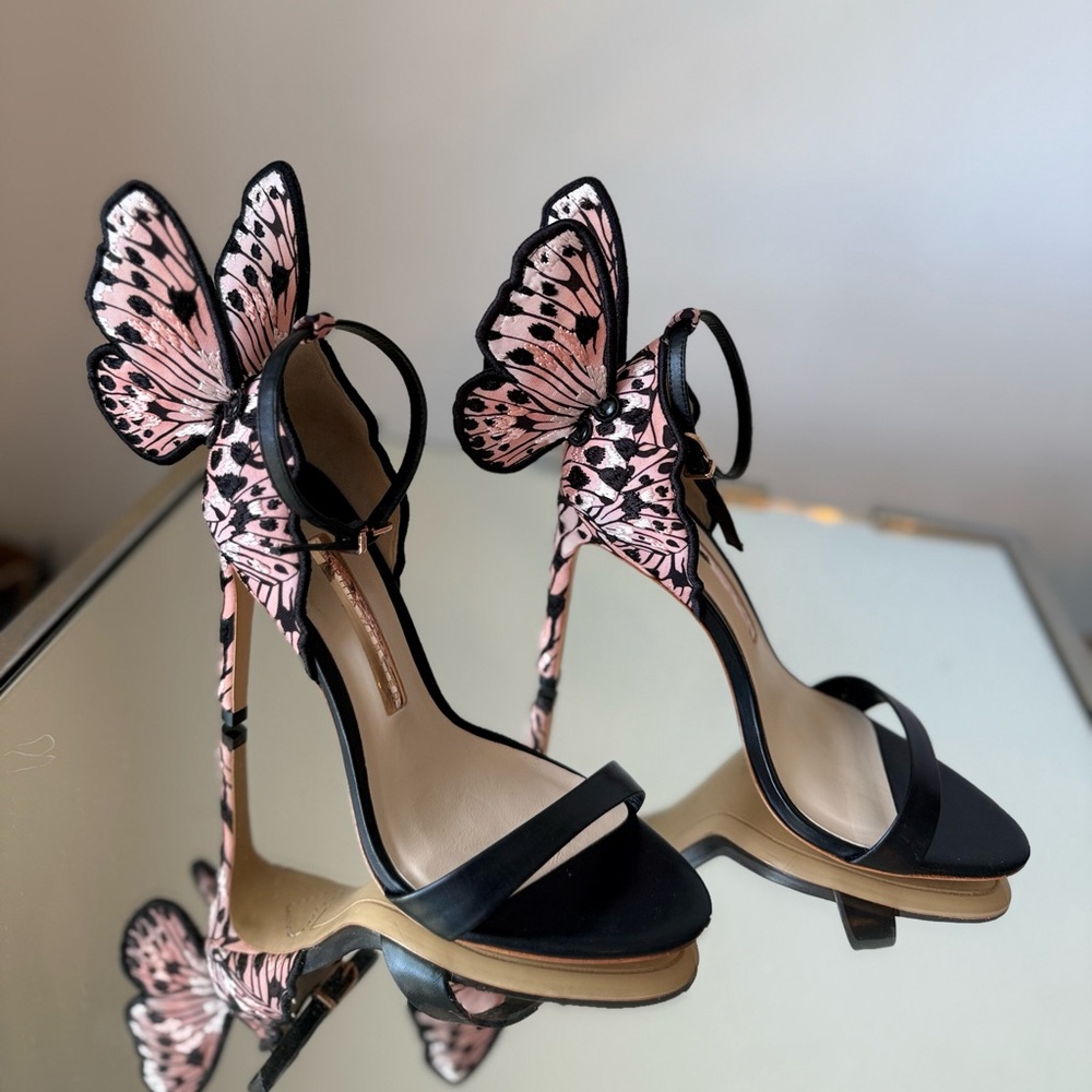 Like new Sophia Webster Chiara Butterfly High Heel Sandals - Picture 12 of 13